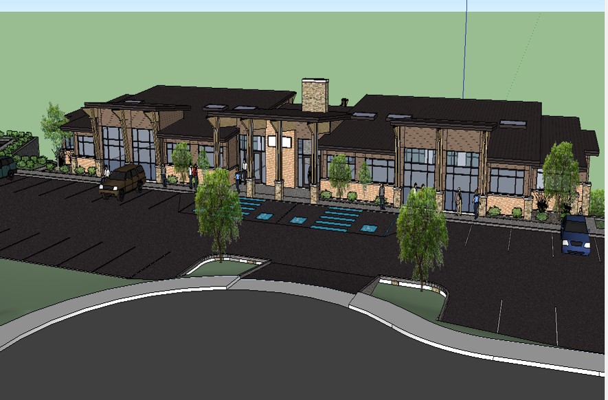 New Yakima Building illustration - Front