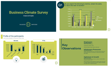Semi-Annual Business Climate Survey Results