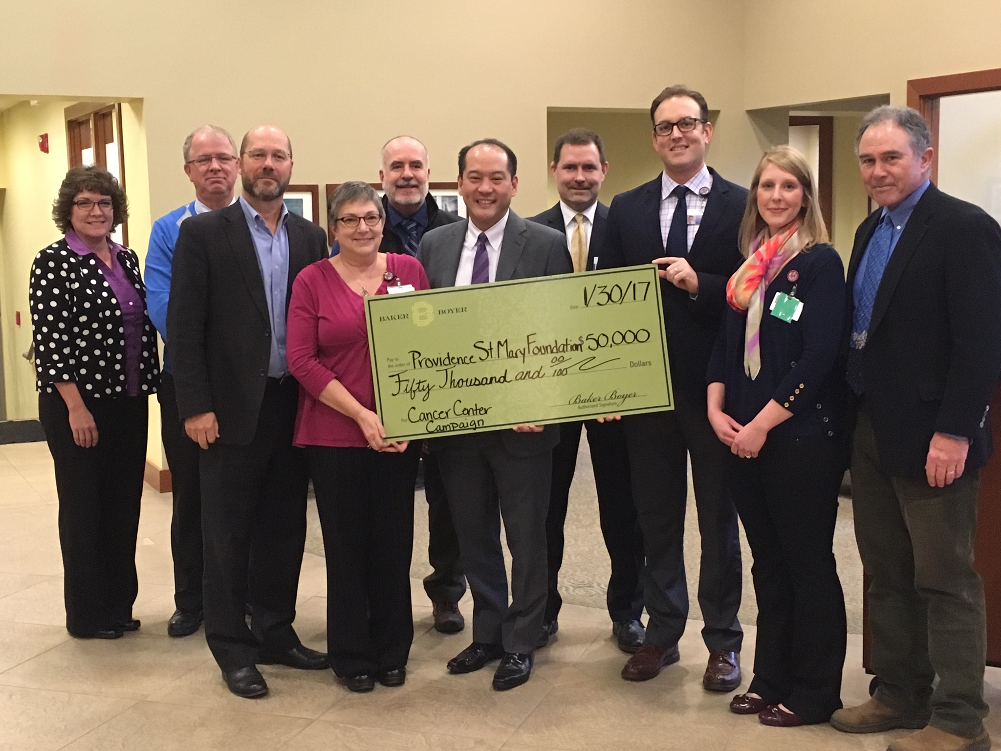 Baker Boyer Announces Second Recipient of Legacy Giving Program