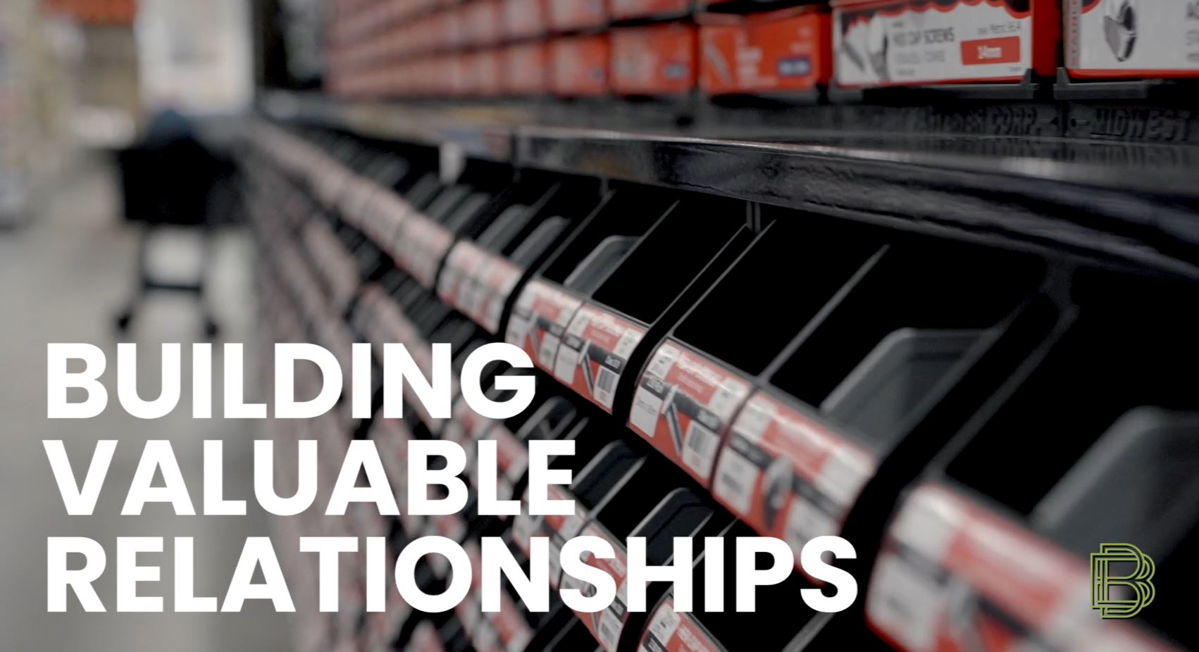 video image "Building Valuable Relationships" title card
