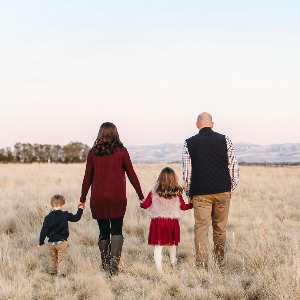 Eric Denney with family