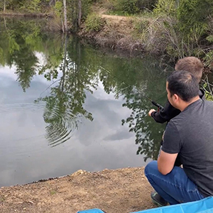 Luis fishing