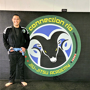 Marco in jiu-jitsu class