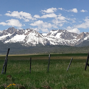 Scenic view of montains