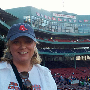 Michelle at Fenway Park