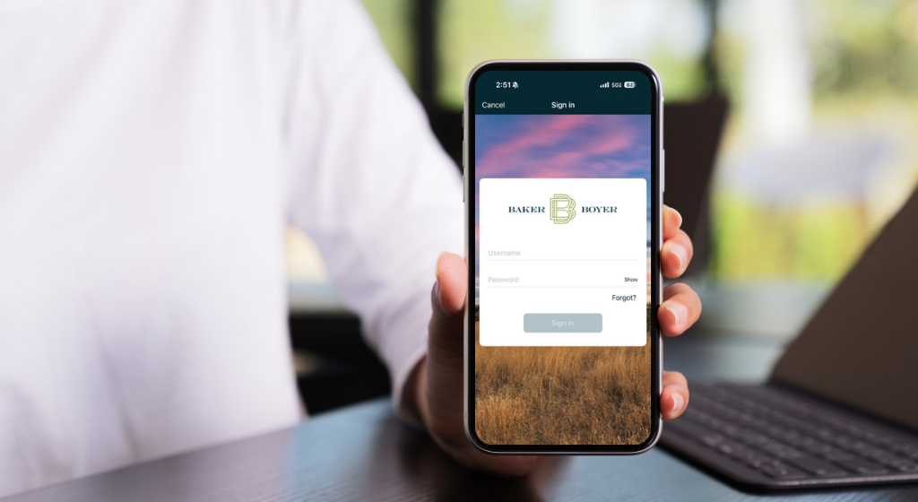 Baker Boyer Mobile App