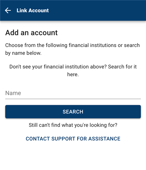 Add Account sample