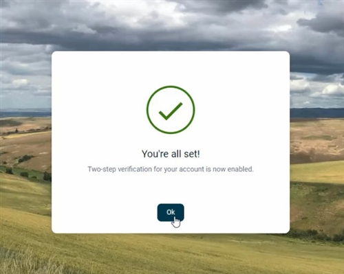 First Time login screen 6