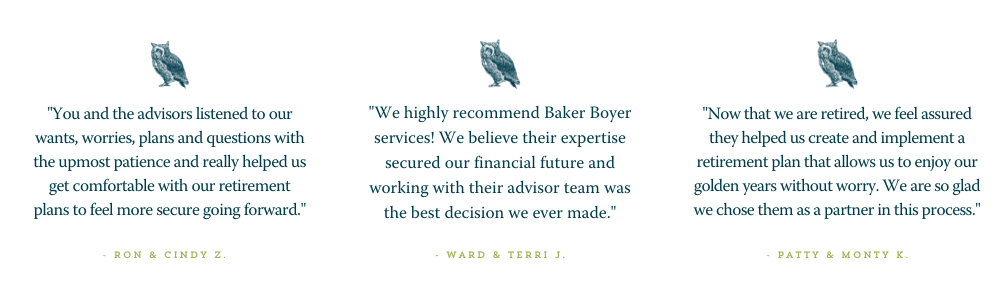 Client quotes and testimonials